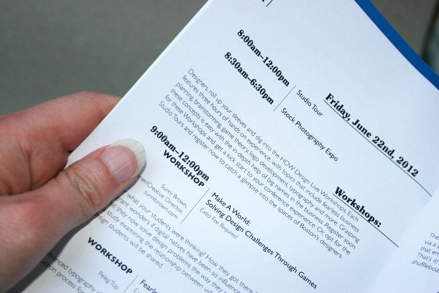 conference program book template